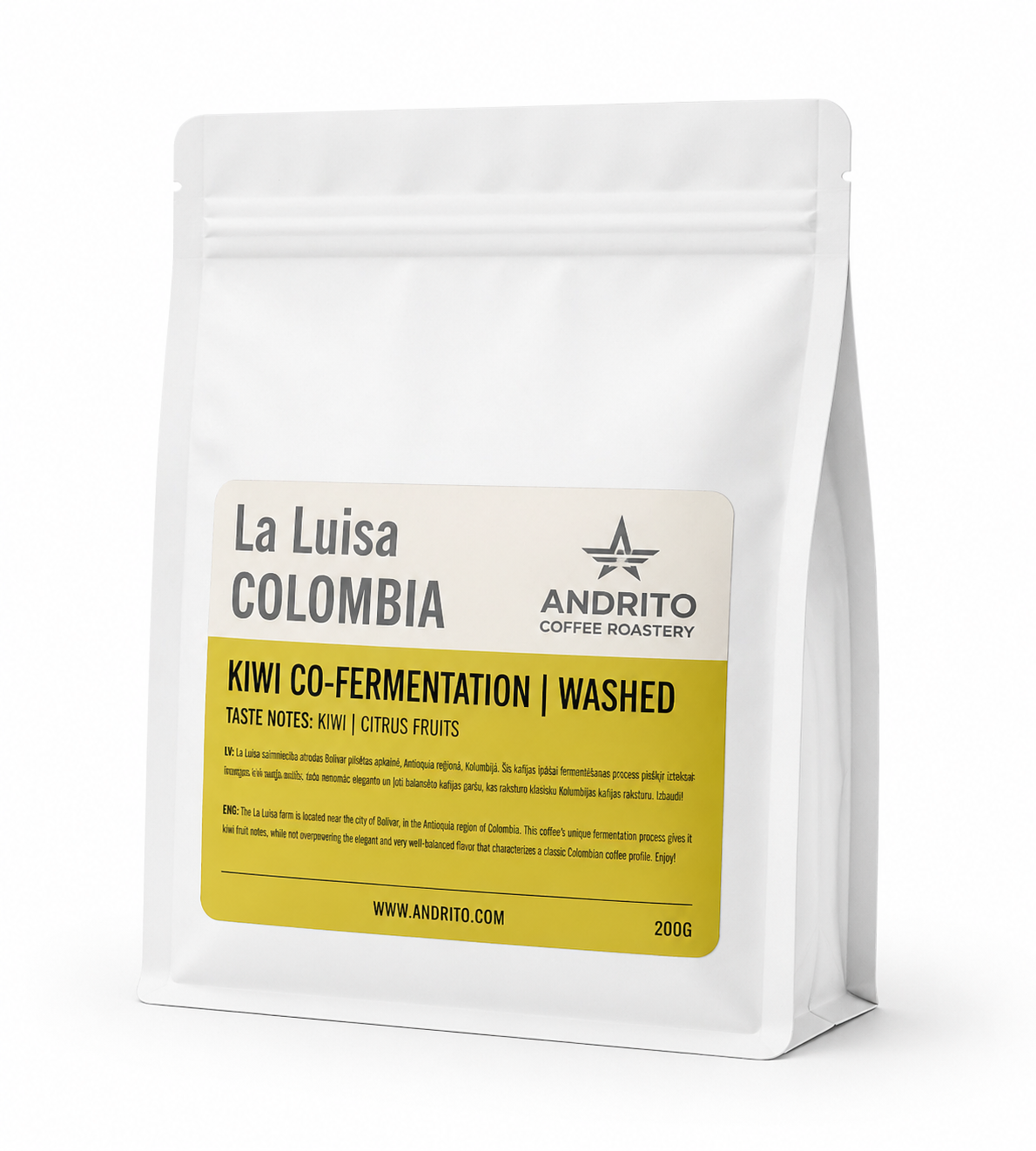 COLOMBIA La Luisa Kiwi co-fermented Medium Roast 200g